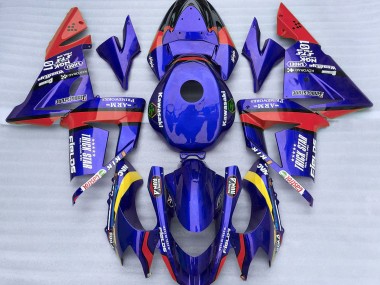 Online 2004-2005 Kawasaki ZX10R Fairings - Blue and Red Trickstar