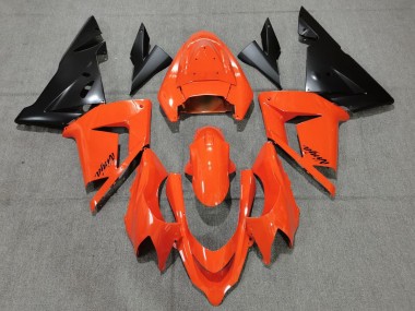 Online 2004-2005 Kawasaki ZX10R Fairings - Orange Black