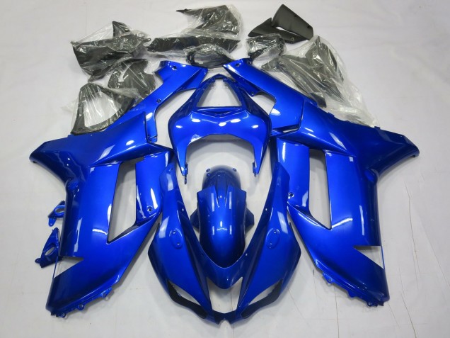 Online 2007-2008 Kawasaki ZX6R Fairings - Complete Blue