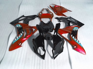 Online 2009-2018 BMW S1000RR Fairings - Candy Red Shark