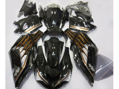 Online 2012-2019 Kawasaki ZX14R Fairings - Gloss Black & Orange
