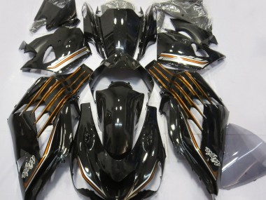 Online 2012-2019 Kawasaki ZX14R Fairings - Gloss Black & Orange
