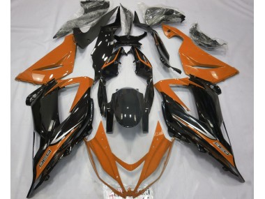 Online 2013-2018 Kawasaki ZX6R Fairings - Black and Orange