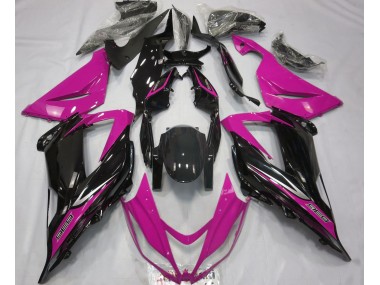 Online 2013-2018 Kawasaki ZX6R Fairings - Black and Pink