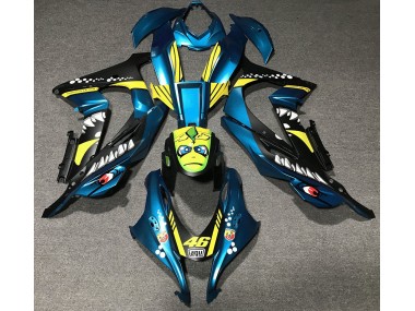 Online 2016-2019 Kawasaki ZX10R Fairings - Light Blue Shark