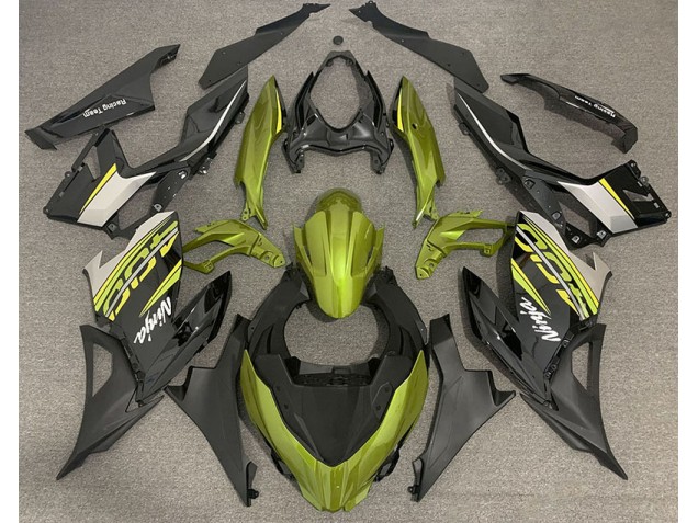 Online 2018-2020 Kawasaki Ninja 400 Fairings - Liquid Yellow and Gray